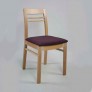 Дерев’яний стілець в оббивці з тканини колекції Birba