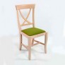 Дерев’яний стілець з оббивкою тканиною з колекції Birba